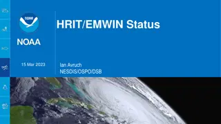 NOAA Icons Update and HRIT/EMWIN Broadcast Issue Summary