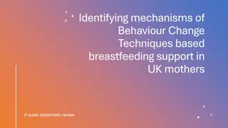Mechanisms of Behavior Change Techniques in Breastfeeding Support for UK Mothers