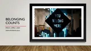 Importance of Student Sense of Belonging in Education