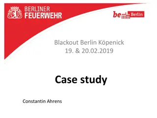 Lessons Learned from the Berlin Köpenick Blackout Incident