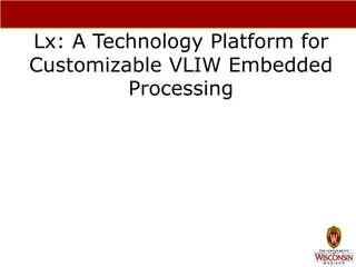 Customizable VLIW Embedded Processing Technology Platform