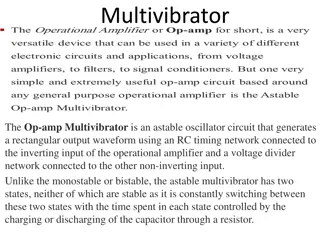 Op-amp Multivibrator Circuit Operation