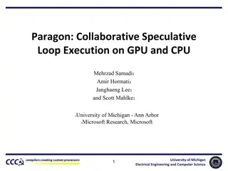 Collaborative Speculative Loop Execution on GPU and CPU