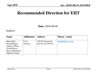 Key Features of IEEE 802.11 Standards Evolution