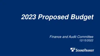 2023 Proposed Budget & Transit Improvement Plan Overview