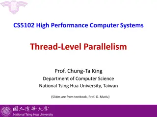Multiprocessors and Thread-Level Parallelism in High-Performance Computer Systems