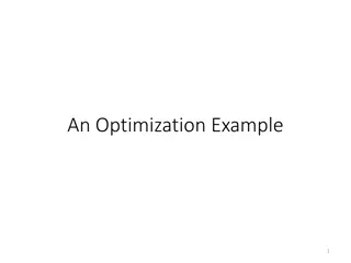 Optimization Examples and Quicksort in Algorithms