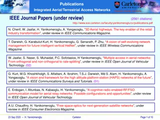 Cutting-Edge Research on Integrated Aerial/Terrestrial Access Networks