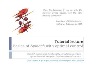 Optimal Control and Simulation in Spinach: A Detailed Overview