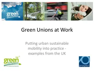 Putting Urban Sustainable Mobility into Practice: Green Unions at Work