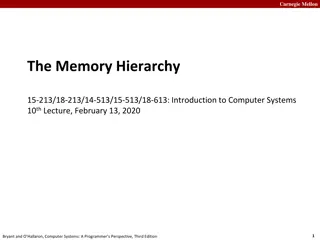 Carnegie Mellon's Memory Hierarchy and Computer Systems
