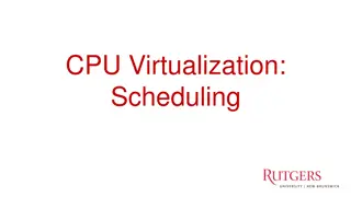 CPU Virtualization, Process Creation, and Scheduling in Operating Systems