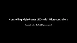 Guide to Controlling High-Power LEDs with Microcontrollers