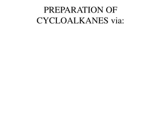 Cycloalkanes and Their Chemical Properties