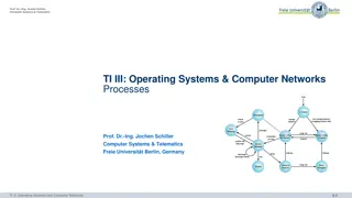 Operating Systems and Computer Networks: Processes and Concepts
