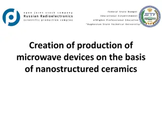 Innovative Microwave Devices Production with Nanostructured Ceramics