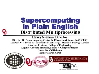 Supercomputing in Plain English: Distributed Multiprocessing