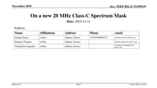 IEEE 802.11-19/1891r0 Document
