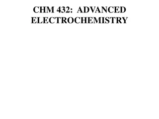 Advanced Electrochemistry Concepts and Applications