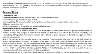 International Business Risks and Management