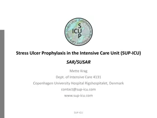Stress Ulcer Prophylaxis in the Intensive Care Unit - Adverse Reactions and Reporting Guidelines