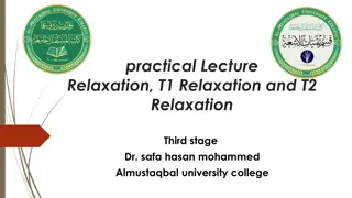 T1 Relaxation in MRI Imaging