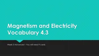 Magnetism and Electricity Concepts