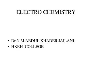 Electrochemistry and Cell Potentials