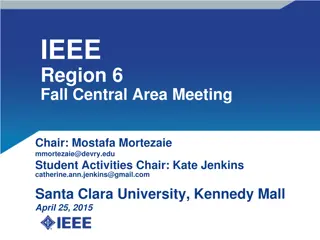 IEEE Region 6 Central Area Meeting Agenda and Details