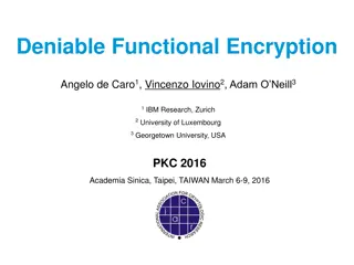 Functional Encryption and Deniability: Enhancing Security