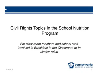 Civil Rights Topics in School Nutrition Program: Ensuring Equality and Inclusion