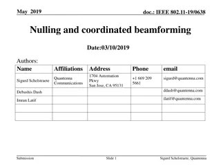Coordinated Beamforming in IEEE 802.11 Networks