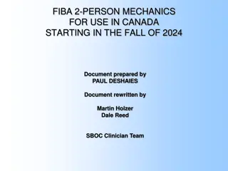 2-Person Mechanics for Basketball Officiating in Canada Fall 2024
