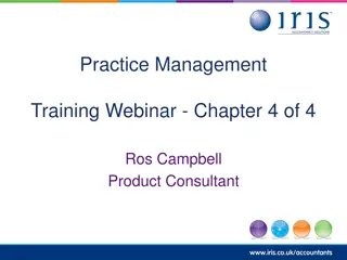 Practice Management Training Webinar Chapter 4 Review & Quiz Answers