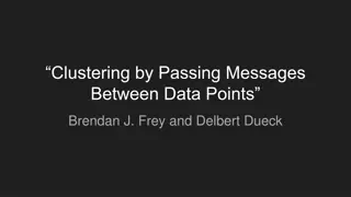 Clustering by Passing Messages Between Data Points - Overview & Procedure