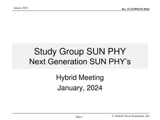 SUN PHY Next Generation: FCC Regulations and Testing Guidelines for OFDM-LR Technology