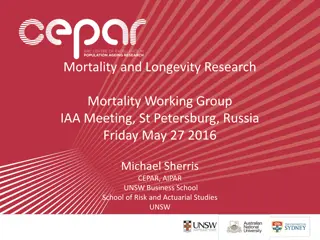 Actuarial Research in Longevity at UNSW