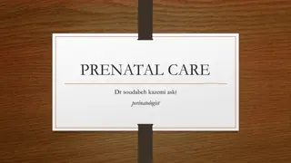 Importance of Prenatal Care for Maternal and Fetal Health
