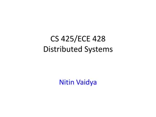 Distributed Systems - Overview, Applications, and Concepts