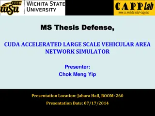 Vehicular Area Network Simulation Study