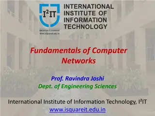 Computer Networks and OSI Model at International Institute of Information Technology