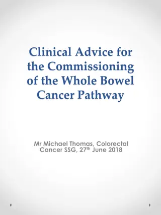 Best Clinical Practice Guidelines for Colorectal Cancer Services in England