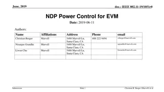 Power Control and EVM Trade-off in Wireless Communication