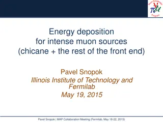 Energy Deposition for Intense Muon Sources: Power Challenges and Solutions