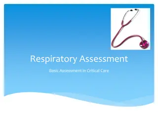 Respiratory Assessment in Critical Care: Basics and Pathophysiology
