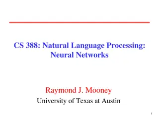 Neural Networks and Learning Approaches in Natural Language Processing