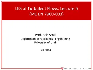 Filtering in Turbulent Flows: Insights from Prof. Rob Stoll