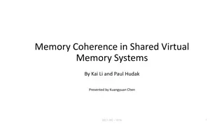 Shared Virtual Memory Systems in Coherence and Communication