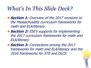 2017 Revisions to Massachusetts Curriculum Frameworks for Math and ELA/Literacy