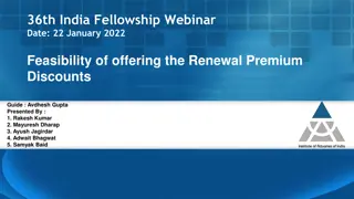 Feasibility Discussion on Offering Renewal Premium Discounts in the Insurance Sector